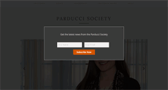 Desktop Screenshot of parduccisociety.org
